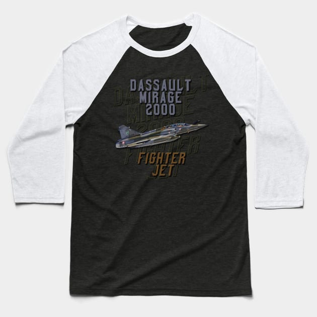 Dassault mirage Baseball T-Shirt by TeeText